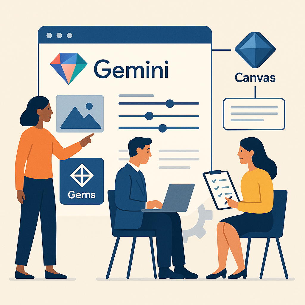 Achieve More with Gemini: How to Train Gems & leverage Canvas to Support Lean Teams (English)